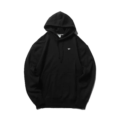 Puma Downtown Hoodie Black - Solid Color Casual Style 597371-01