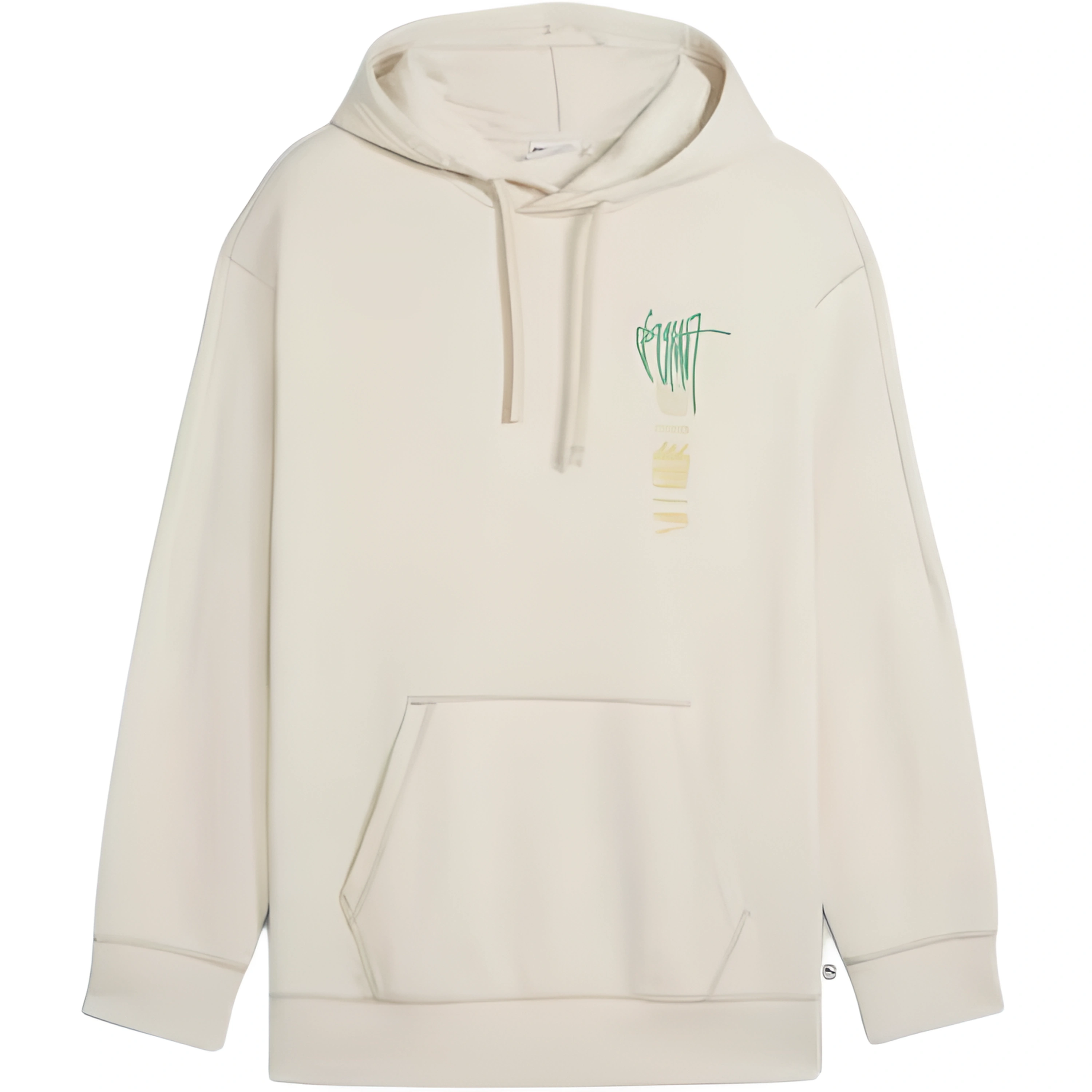 Puma Downtown RE:Collection Hoodie Soft Loose Fit Alpine Snow 624403-87