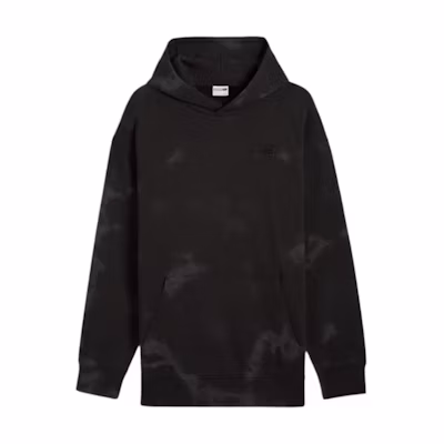 Puma Downtown Relaxed Hoodie Black Unisex Casual Pullover 626762-01