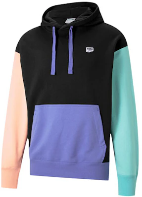 Puma Downtown Retro Hoodie Warna Blok Logo Bordir - Multicolor 531430-51 Buy Puma Downtown Retro Hoodie Warna Blok Logo Bordir - Multicolor 531430-51