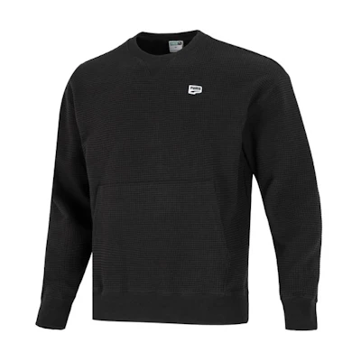 Puma Downtown Retro Pocket Pullover Sweatshirt Men’s Black 537730-01