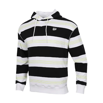 Puma Downtown Striped Pullover Sweatshirt White 599188-02