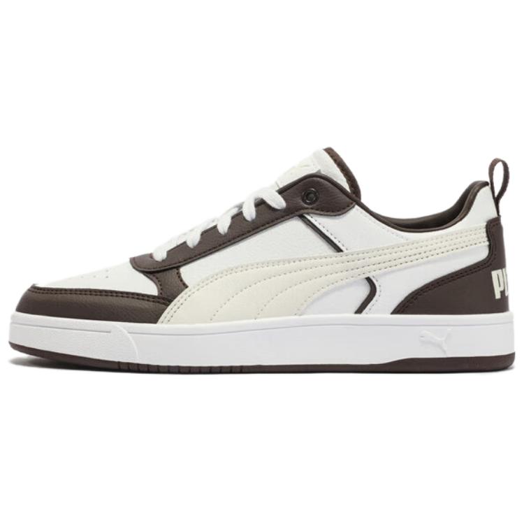 PUMA Dribble Low-Top Casual Sneakers White Black Durable & Comfortable. 400326-02