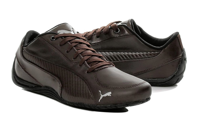 Shop Puma Drift Cat 5 Carbon 'Brown' 361137-04