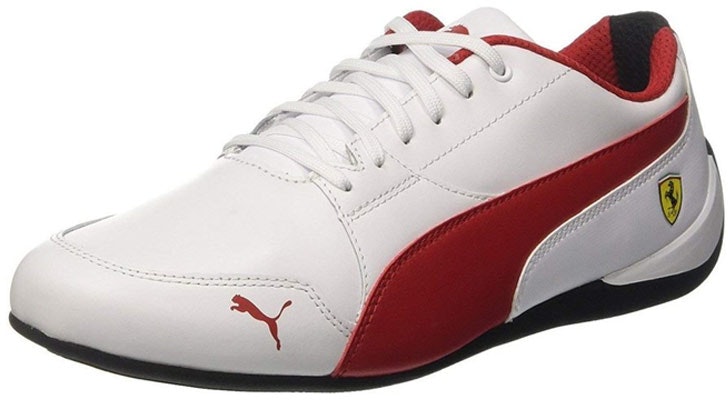 PUMA 法拉利 Drift Cat 7 低筒 跑步鞋 男款 白紅 Lookbook PUMA 法拉利 Drift Cat 7 低筒 跑步鞋 男款 白紅