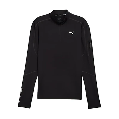 Puma DRYCELL Black Quarter Zip Sweat-Wicking Sports Jacket 525704-01