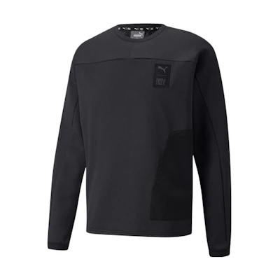 Puma Eco Series Vintage Logo Retro Sports Sweatshirt Black - 521005-01