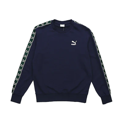 Puma EComm Tape Crew Sweatshirt Blue Unisex Pullover 579713-02