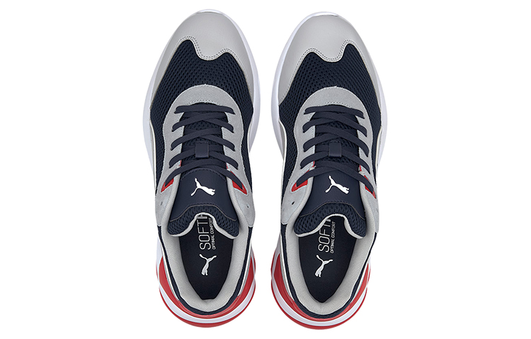 Lookbook Puma Ekstra Low-Top /Rot/Blau ''Weiß'' Sneakers 371138-05