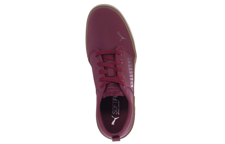 Shop Puma El Rey 2 Buck Leichter Rutschfester Skateschuh Braun Lila Low-Top Herren 380884-02