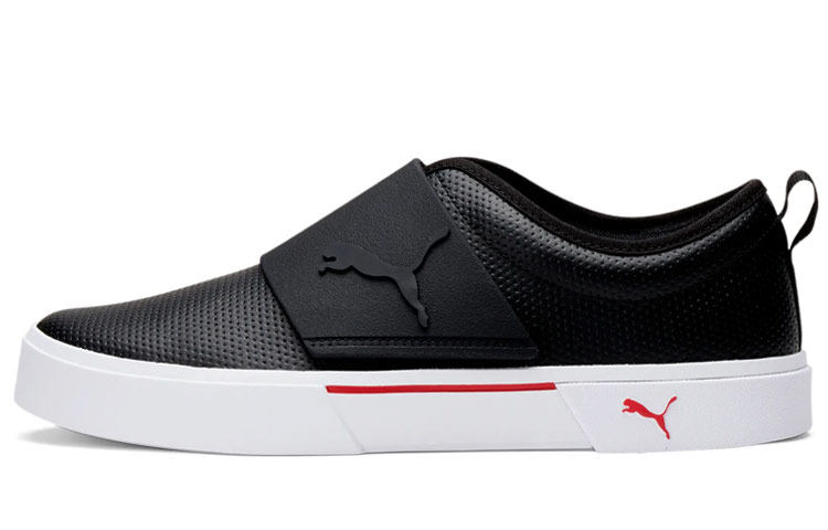 Buy 彪马 El Rey II 黑白打孔便鞋 384369-02