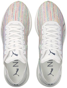 PUMA Electrify Nitro Spectra 減震 低筒 跑步鞋 男款 白綠 Lookbook PUMA Electrify Nitro Spectra 減震 低筒 跑步鞋 男款 白綠