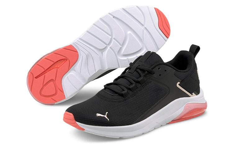 Lookbook Puma Electron E Baskets ''Noir Blanc Orange'' 380435-05