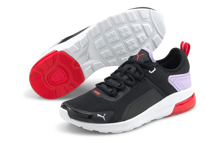 Lookbook Puma Electron Street ''Zwart Paars Rood'' 374126-13