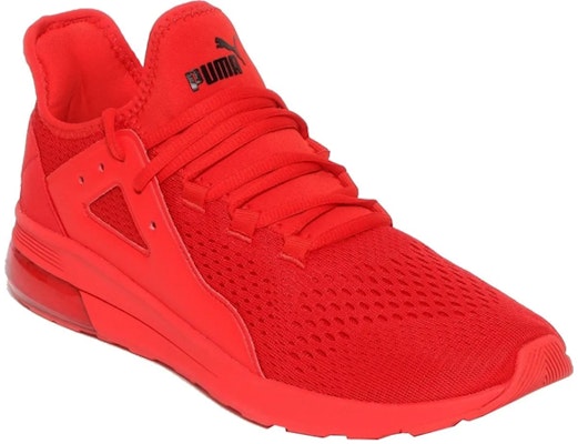 Puma Electron Street Eng Mesh Low Top Running Shoes Red 369124-07 Order Puma Electron Street Eng Mesh Low Top Running Shoes Red 369124-07