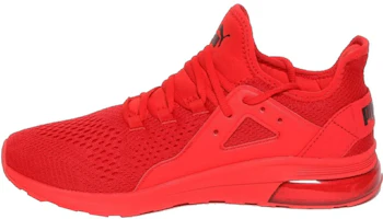Puma Electron Street Eng Mesh Low Top Running Shoes Red 369124-07 Puma Electron Street Eng Mesh Low Top Running Shoes Red 369124-07