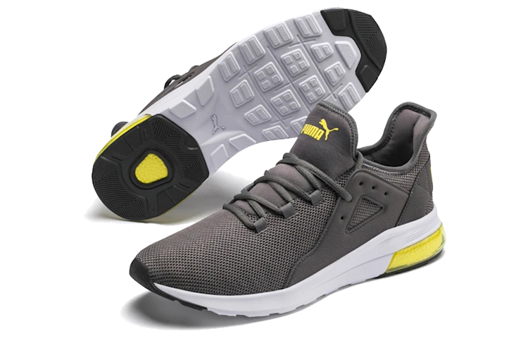 Lookbook Puma Electron Street Grau/Gelb 367309-10