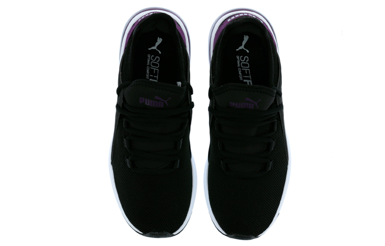 Lookbook Kasut Lari Rendah Puma Electron Street SoftFoam Hitam/Ungu 367309-09