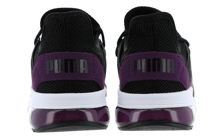 Shop Kasut Lari Rendah Puma Electron Street SoftFoam Hitam/Ungu 367309-09