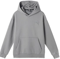 Puma Elevated Hoodie FL Casual Fleece Pullover Sweatshirt Grey 686854-14 Puma Elevated Hoodie FL Casual Fleece Pullover Sweatshirt Grey 686854-14