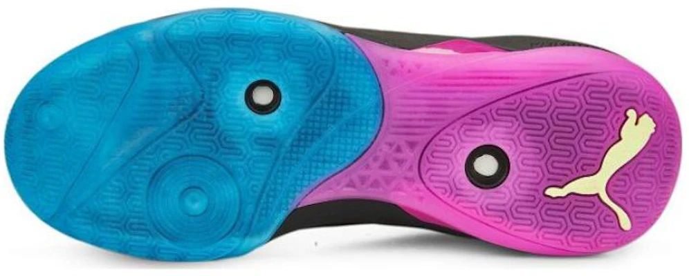 PUMA Eliminate Power Nitro II 防滑耐磨 低幫 訓練鞋 男款 黑黃藍 Shop PUMA Eliminate Power Nitro II 防滑耐磨 低幫 訓練鞋 男款 黑黃藍