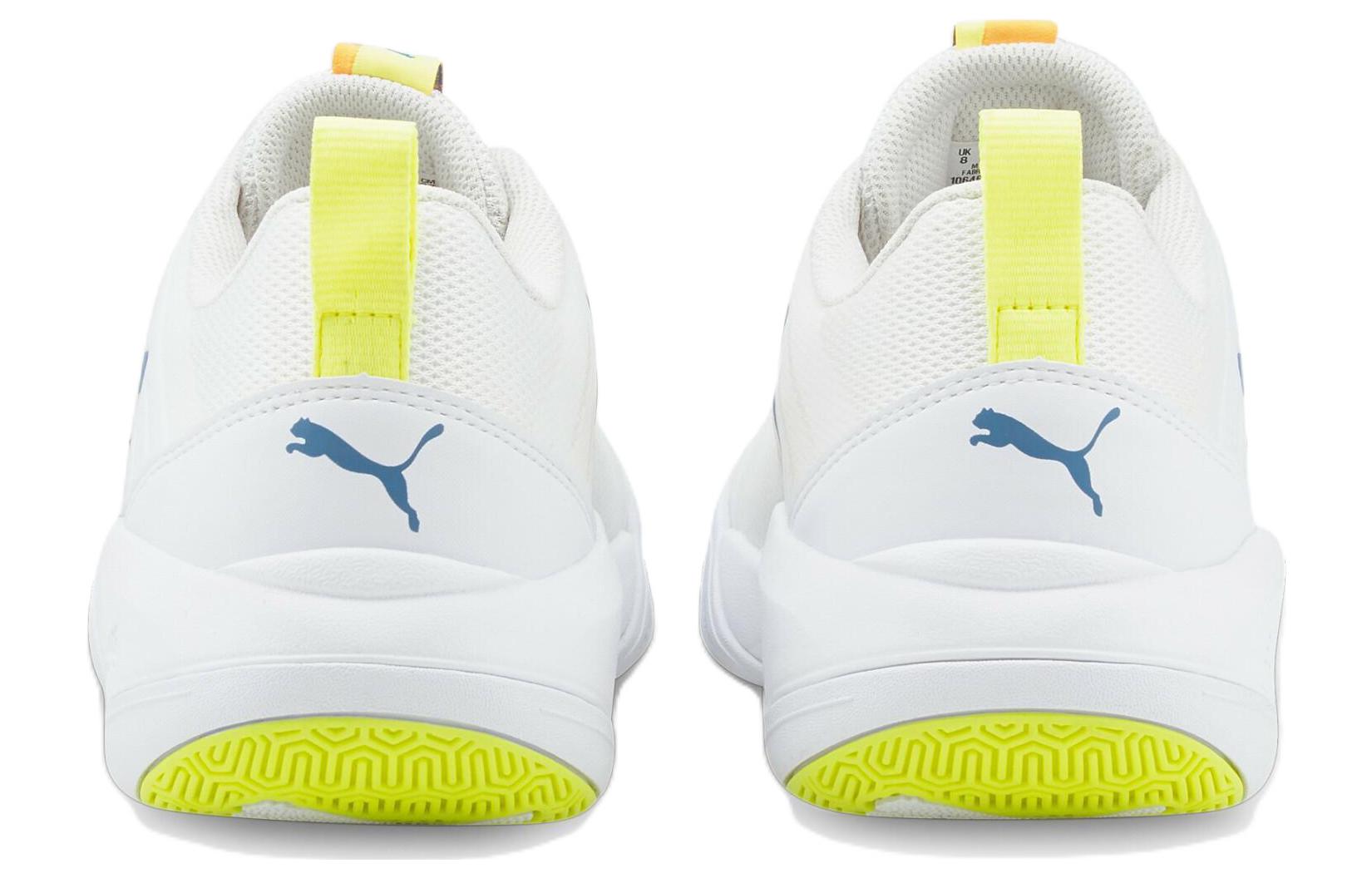 Shop Puma Eliminate Pro 低幫訓練鞋 白藍黃