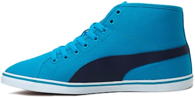 Puma Elsu V2 Mid Cv Dp Mid-high Sneakers Black/White/Blue 362124-04 Puma Elsu V2 Mid Cv Dp Mid-high Sneakers Black/White/Blue 362124-04