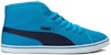 Puma Elsu V2 Mid Cv Dp Sneakers Hitam/Putih/Biru Unisex Tinggi Sederhana 362124-04