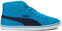 Order Puma Elsu V2 Mid Cv Dp Sneakers Hitam/Putih/Biru Unisex Tinggi Sederhana 362124-04