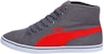 Sneakers Puma Elsu V2 Mid Cv Dp Kelabu/Merah/Putih Tinggi Sederhana 362124-03