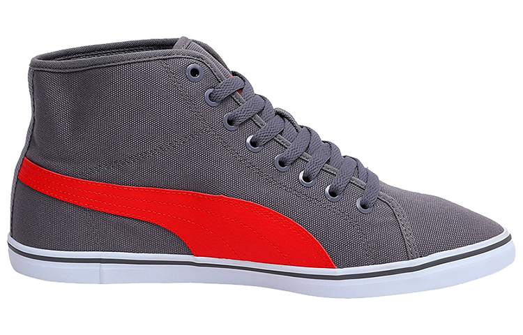 Order Puma Elsu V2 Mid Cv Dp Baskets Mi-hauteur Gris/Rouge/Blanc 362124-03