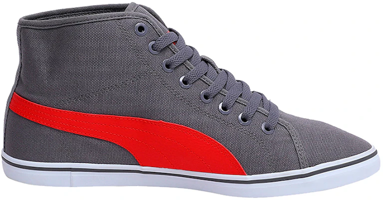 Puma Elsu V2 Mid Cv Dp Baskets Mi-hauteur Gris/Rouge/Blanc 362124-03 Order Puma Elsu V2 Mid Cv Dp Baskets Mi-hauteur Gris/Rouge/Blanc 362124-03