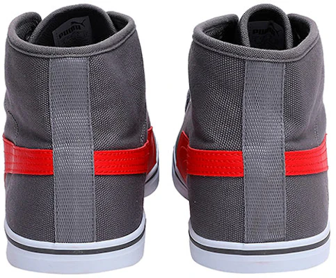 Puma Elsu V2 Mid Cv Dp Baskets Mi-hauteur Gris/Rouge/Blanc 362124-03 Shop Puma Elsu V2 Mid Cv Dp Baskets Mi-hauteur Gris/Rouge/Blanc 362124-03