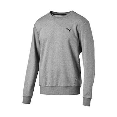 Puma Embroidered Logo Crewneck Sweatshirt - Gray 590321-03