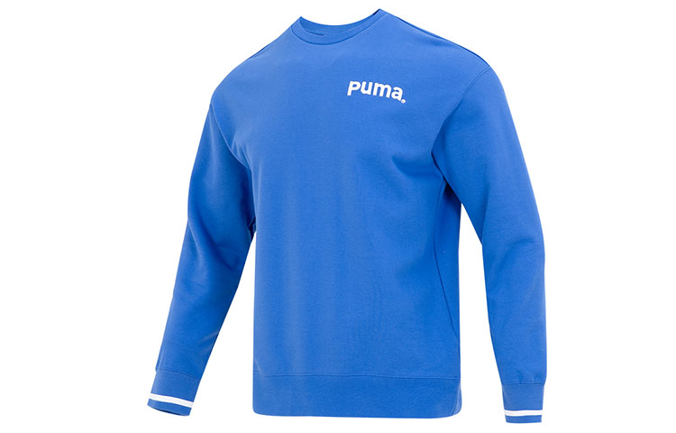 Puma Embroidered Logo Crewneck Sweatshirt Blue 620614-92