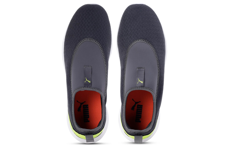 Lookbook プーマ Entlip スリッポン グレー/ホワイト 371897-03