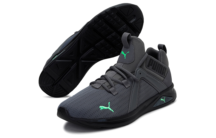 Lookbook Puma Enzo 2 Eco Laufschuhe Grau/Schwarz. 194373-02