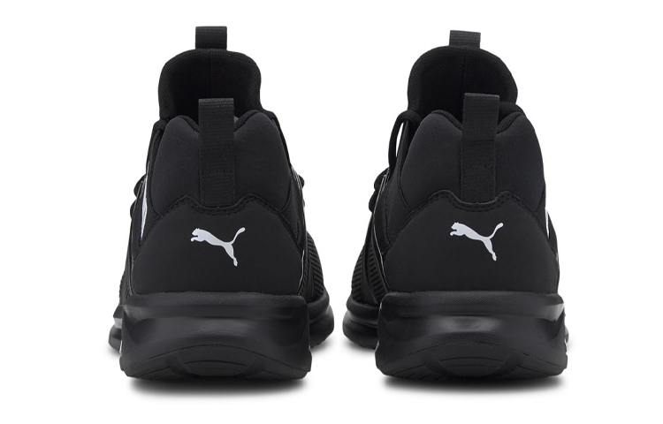 Shop Puma Enzo 2 Wide Low Top Running Shoes Black 194163-01