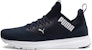 Puma Enzo Beta Navy Blue Low Tops Sports Shoe 'Purple Black White' 192442-06