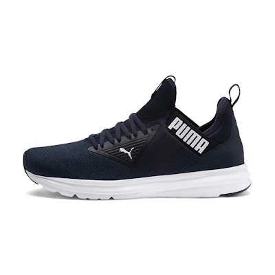 Puma Enzo Beta Navy Blue Low Tops Sports Shoe 'Purple Black White'