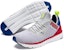 Kasut Larian Rendah Puma Enzo Beta Woven Kelabu/Merah/Biru 192444-05