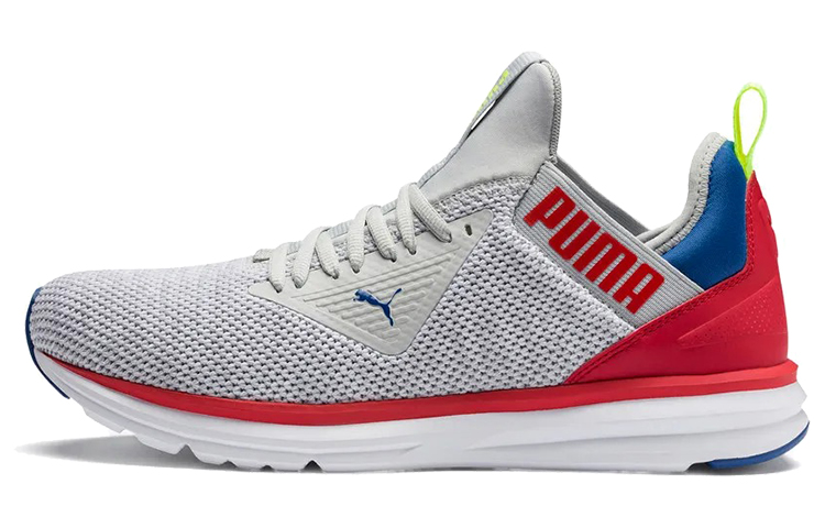 Puma Enzo Beta Woven Low-top Running Shoes Grey/Red/Blue 192444-05