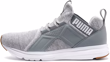 Puma Enzo Knit Low-top Running Shoes Grey/White 191635-06 Puma Enzo Knit Low-top Running Shoes Grey/White 191635-06