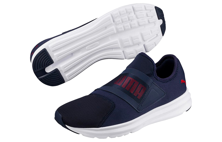 Puma Enzo Strap 2 Low Running Shoes Blue/White 圖 5