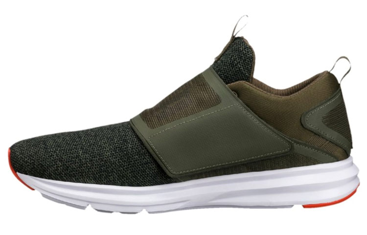 Buy Puma Enzo Strap Knit 防滑耐磨 低筒運動鞋 軍綠色