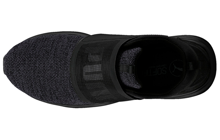 Puma Enzo Strap Knit Low Top Running Shoes Black 圖 2