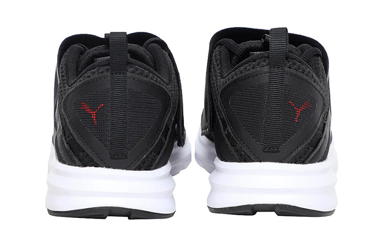 Shop Puma Enzo Strap Mesh 黑白紅 低筒運動鞋