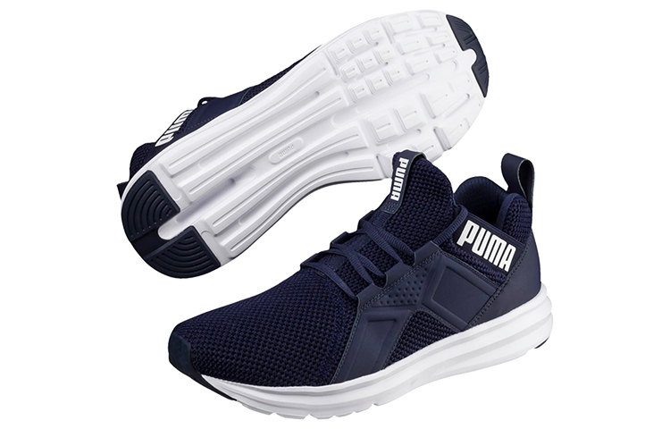 Purchase Puma Enzo Weave Imeva Lage Hardloopschoenen Blauw/Wit 191487-03