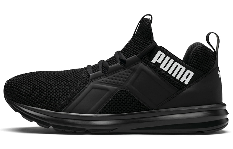 Puma Enzo Weave Knitted Low Tops Sports Shoe Black 191487-01