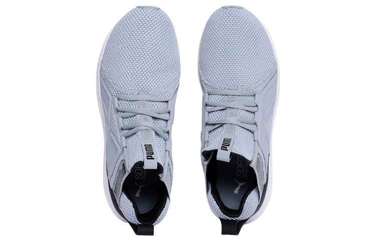Lookbook Puma Enzo Weave Laufschuhe Herren Schwarz/Weiß Niedrigprofil 191487-07
